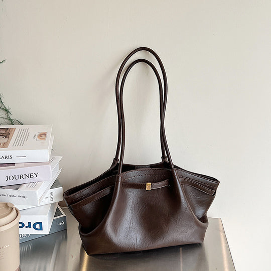Damen Shopper Tasche aus hochwertigem Kunstleder mit innovativer Fächerstruktur Nord Taschen