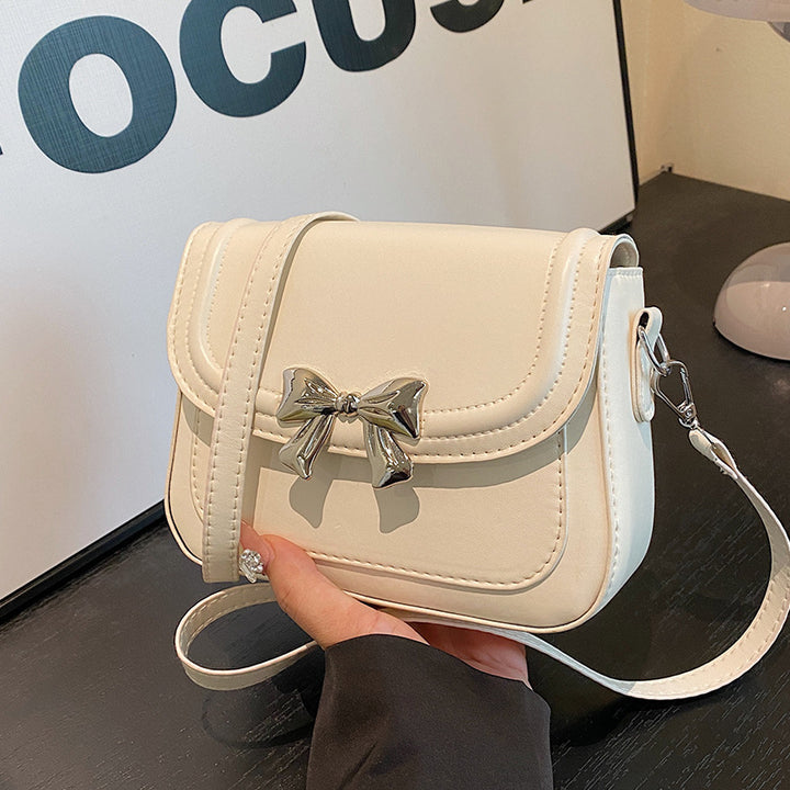Damen Umhängetasche mit elegantem Knotenverschluss und praktischen Fächern Nord Taschen