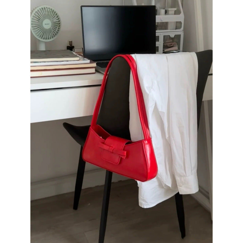 Damen Hobo-Tasche mit eleganter Schleifenverzierung und geschmeidiger Oberfläche Nord Taschen