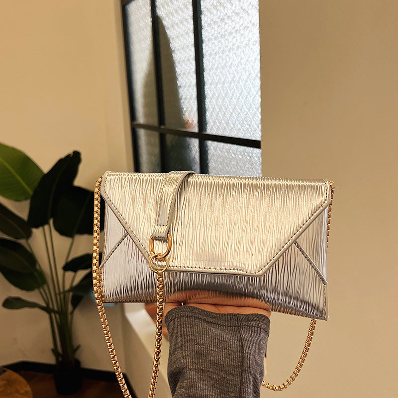 Damen elegante Clutch-Tasche mit strukturiertem Obermaterial Nord Taschen