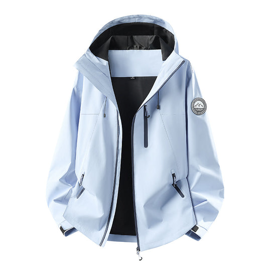 Herren Wasserdichte Softshell-Jacke mit Kapuze und atmungsaktiver Membran Nord Taschen