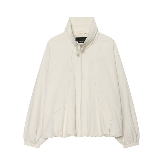 Damen Leichte wattierte Windjacke mit Stehkragen und Polka‑Dot‑Print Nord Taschen