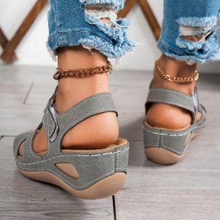 Damen Komfortable Riemensandalen mit anatomischem Fußbett