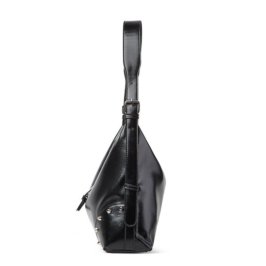 Damen Tasche mit dekorativen Nieten und elegantem Schnallenverschluss Nord Taschen