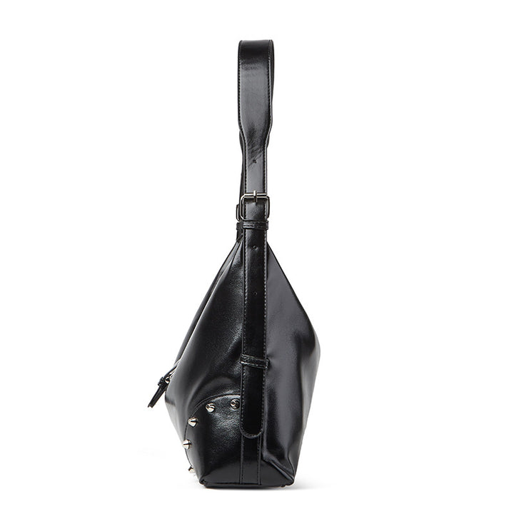 Damen Tasche mit dekorativen Nieten und elegantem Schnallenverschluss Nord Taschen