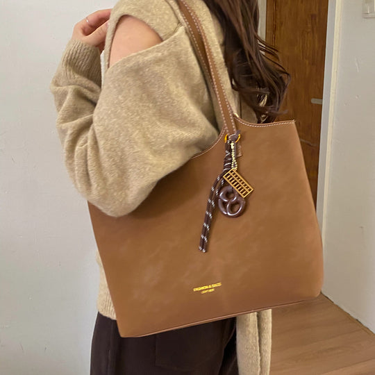 Damen elegante Umhängetasche aus weichem Wildleder Nord Taschen