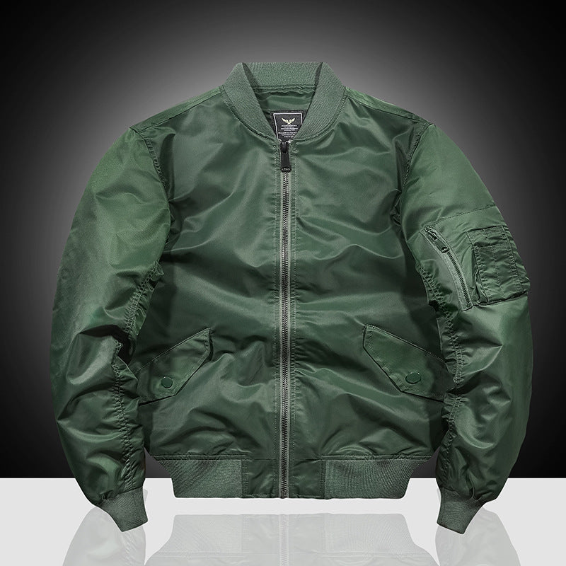 Herren Nylon-Flightbomber mit Ärmeltasche, gesteppter Thermo-Innenlage und geripptem Saum Nord Taschen