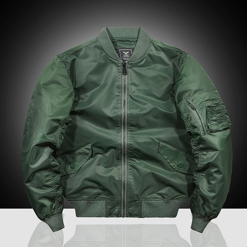 Herren Nylon-Flightbomber mit Ärmeltasche, gesteppter Thermo-Innenlage und geripptem Saum Nord Taschen