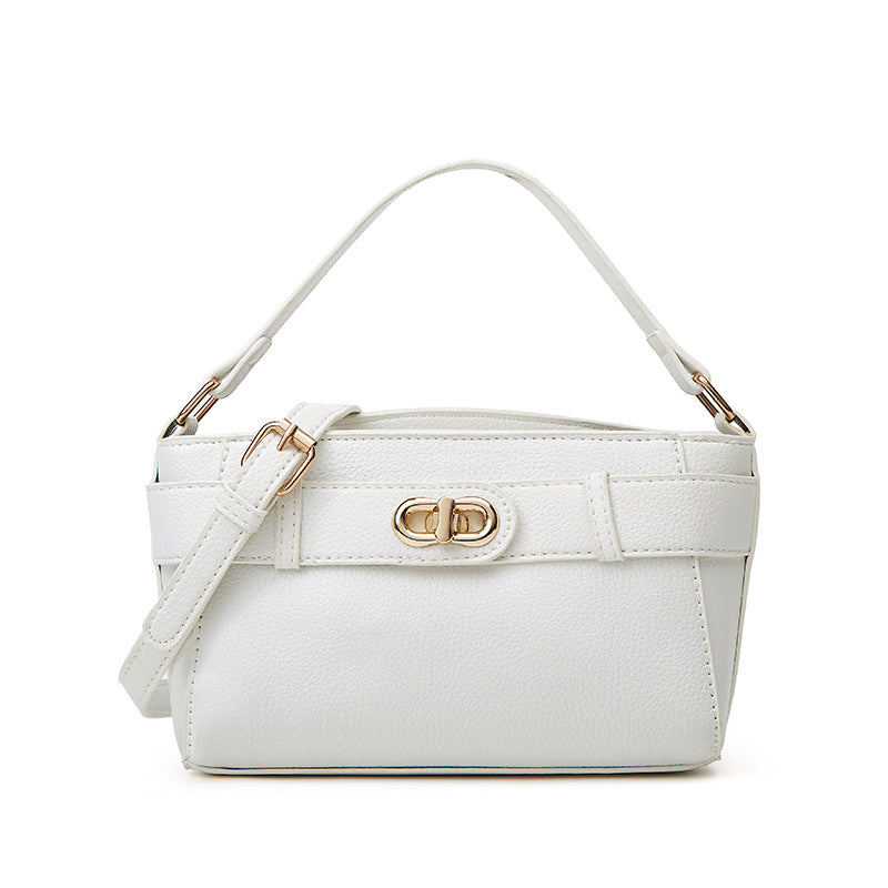 Damen Tragetasche mit eleganter Struktur und luxuriösem Kettenverschluss Nord Taschen
