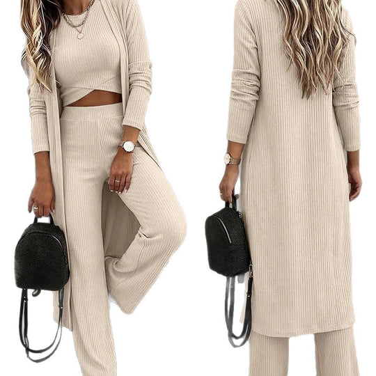 Damen Modischer Cardigan-Set Nord Taschen