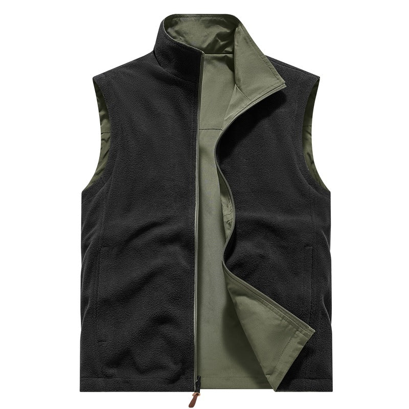 Herren Multifunktionale Fleece-Weste Nord Taschen