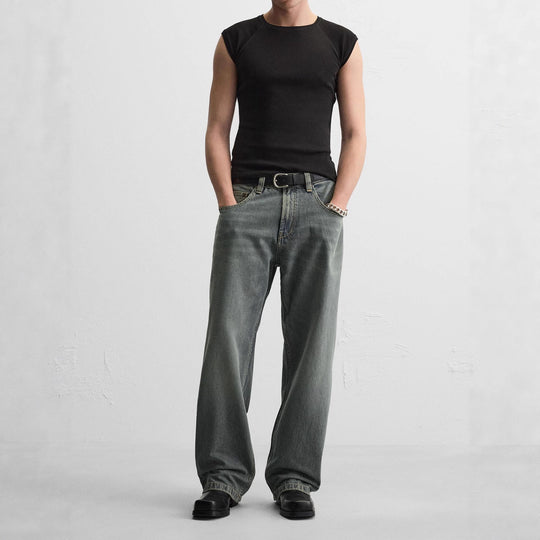 Damen High‑Waist Cropped Wide‑Leg Jeans aus weichem Stretch-Denim Nord Taschen