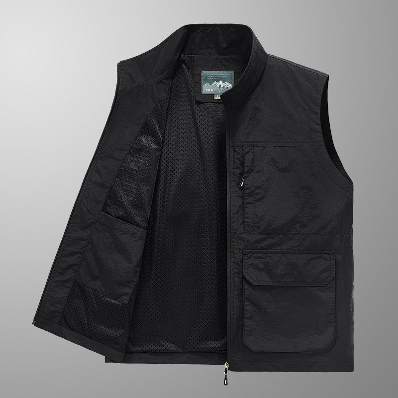 Herren Multifunktionale Outdoor-Weste Nord Taschen 1787797411