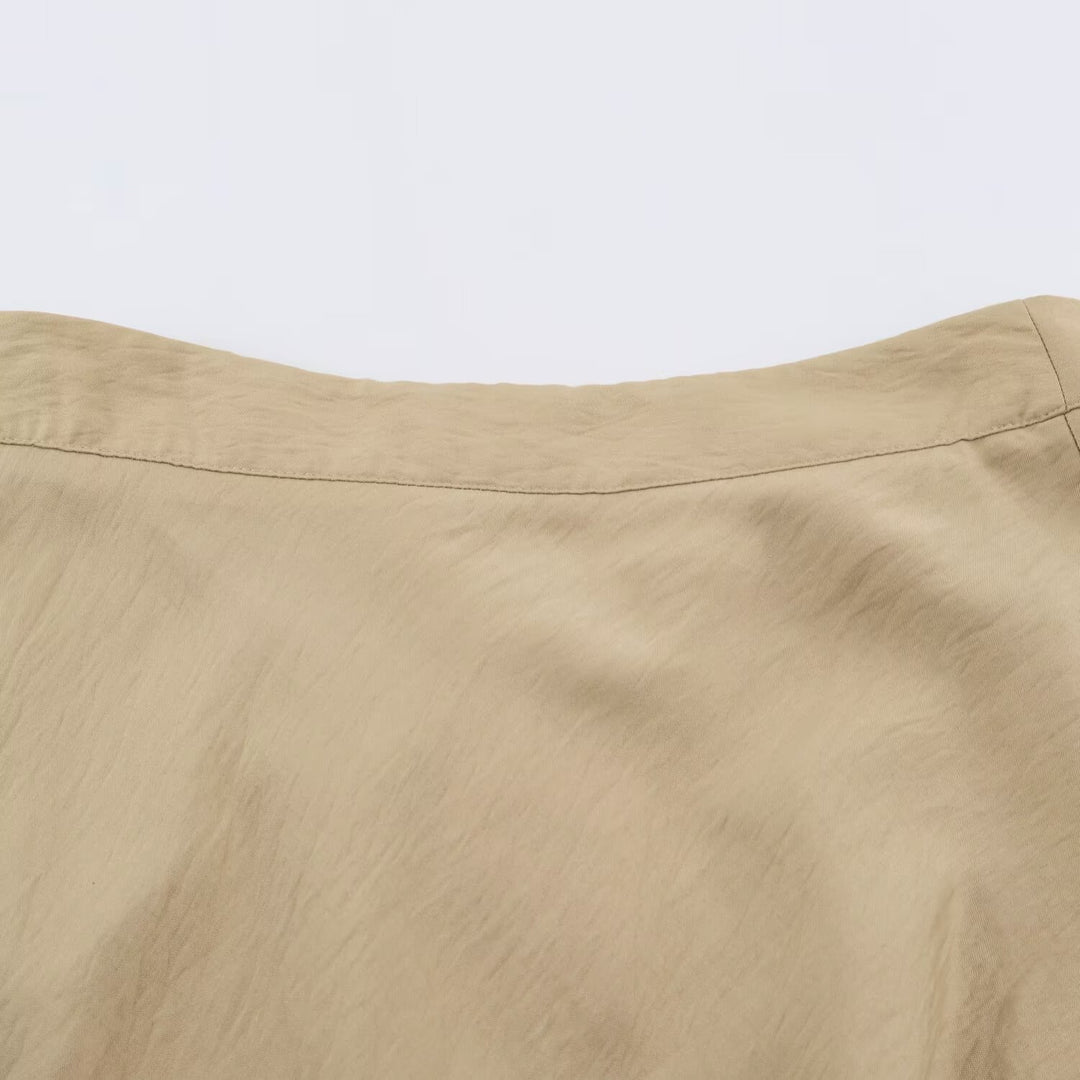 Damen Asymmetrischer Midirock mit Stufen- und High‑Low-Saum Nord Taschen