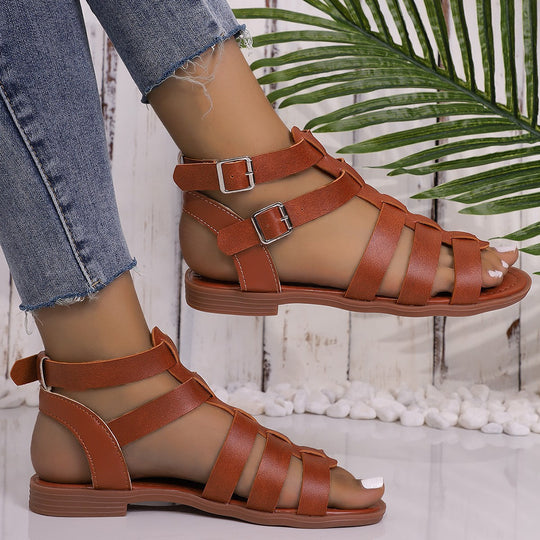 Damen Bequeme und stilvolle Riemen-Sandalen