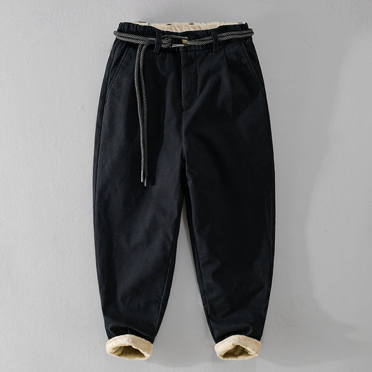 Damen Gefütterte Chinohose mit elastischem Bund und schmal zulaufenden Beinen Nord Taschen