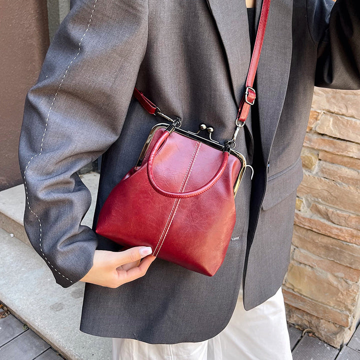 Damen modische Handtasche mit klassischem Design und hochwertigem Leder Nord Taschen