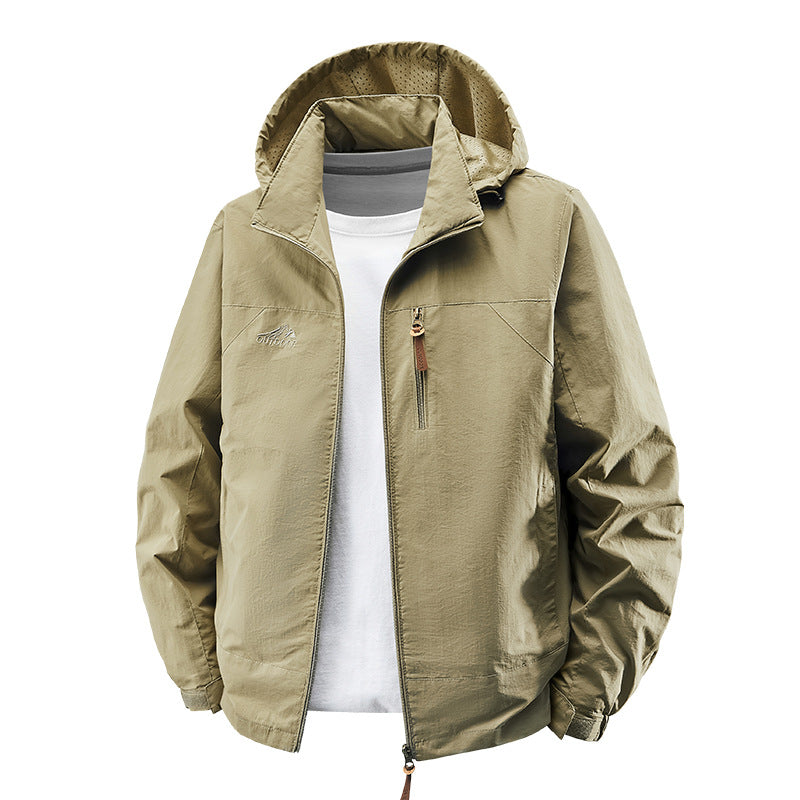 Herren Leichte und atmungsaktive Outdoor-Jacke Nord Taschen