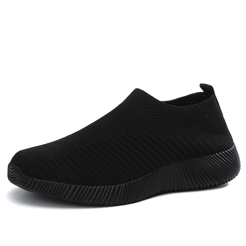 Damen luftige Slip-On Sneakers mit atmungsaktivem Design