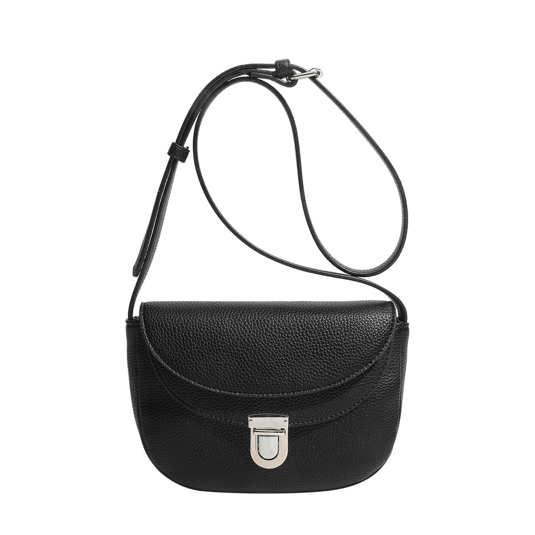Damen Umhängetasche mit geschwungenem Design und eleganter Schnalle Nord Taschen