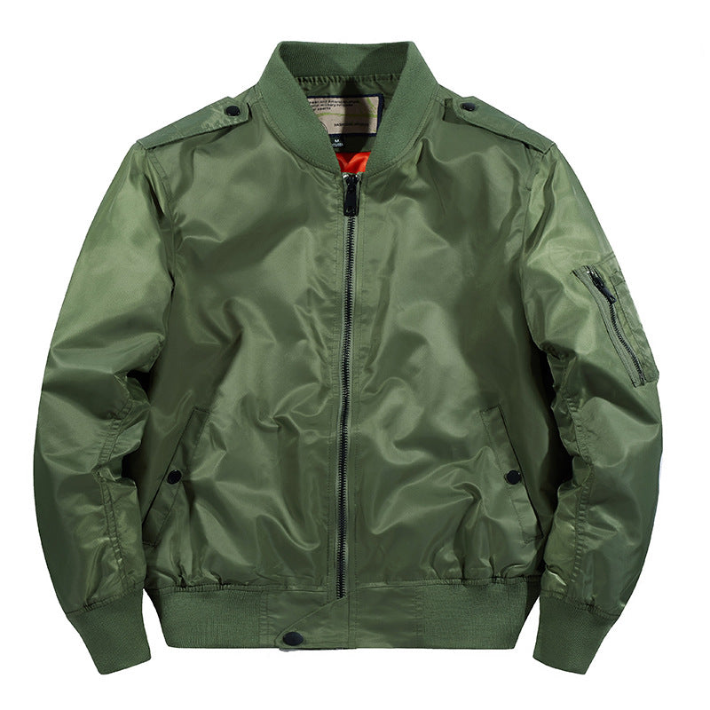 Herren Wind- und Wasserabweisende Nylon-Bomberjacke mit Rippbündchen und Ärmeltasche Nord Taschen