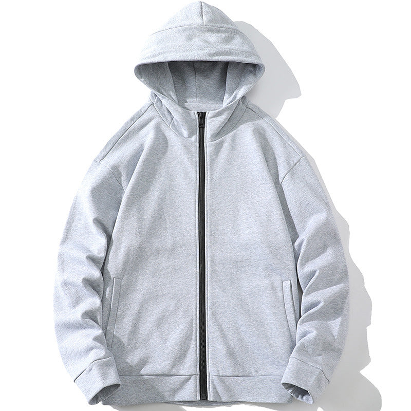 Unisex Oversize Kapuzen-Zipjacke aus weichem Fleece mit durchgehendem Reißverschluss und Eingrifftaschen Nord Taschen