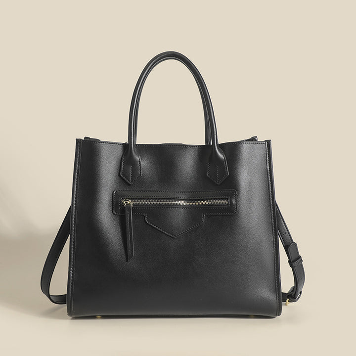 Damen Handtasche aus hochwertigem Kunstleder mit verschließbarem Außenfach Nord Taschen