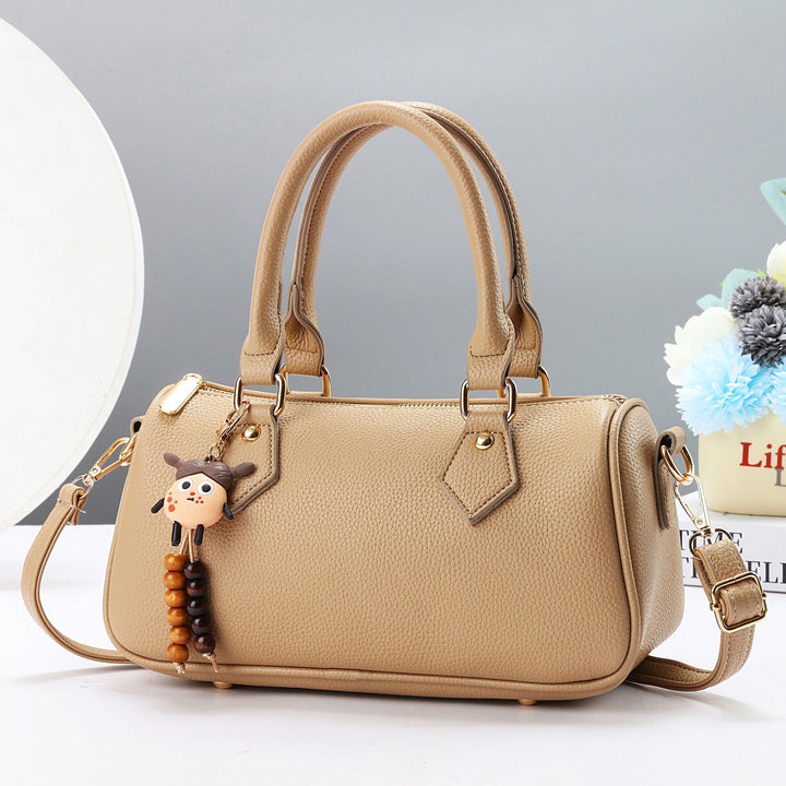 Damen elegante Shopper Tasche mit strukturiertem Leder Nord Taschen