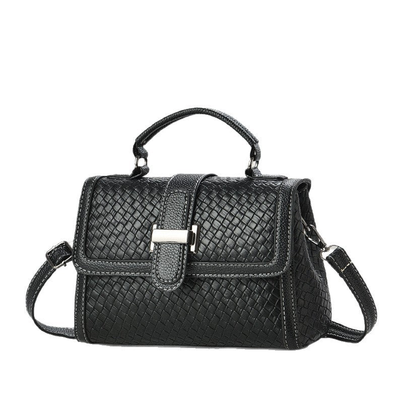 Damen stilvolle Handtasche mit geflochtenem Design und abnehmbarem Schulterriemen Nord Taschen