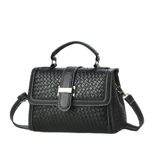 Damen stilvolle Handtasche mit geflochtenem Design und abnehmbarem Schulterriemen Nord Taschen