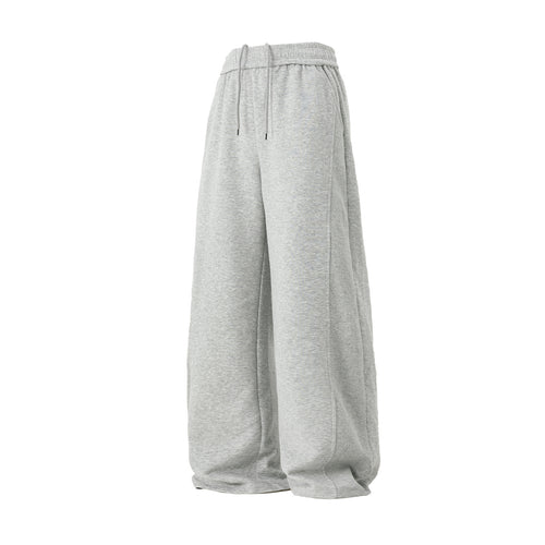 Unisex Extraweite Sweat‑Palazzo‑Hose mit Tunnelzugbund, seitlichen Ripppanelen und French‑Terry‑Innenleben Nord Taschen