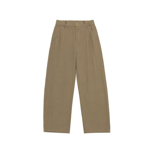 Damen Hochtaillierte Culotte-Cargohose mit markanten Teilungsnähten und elastischem Rückenbund Nord Taschen