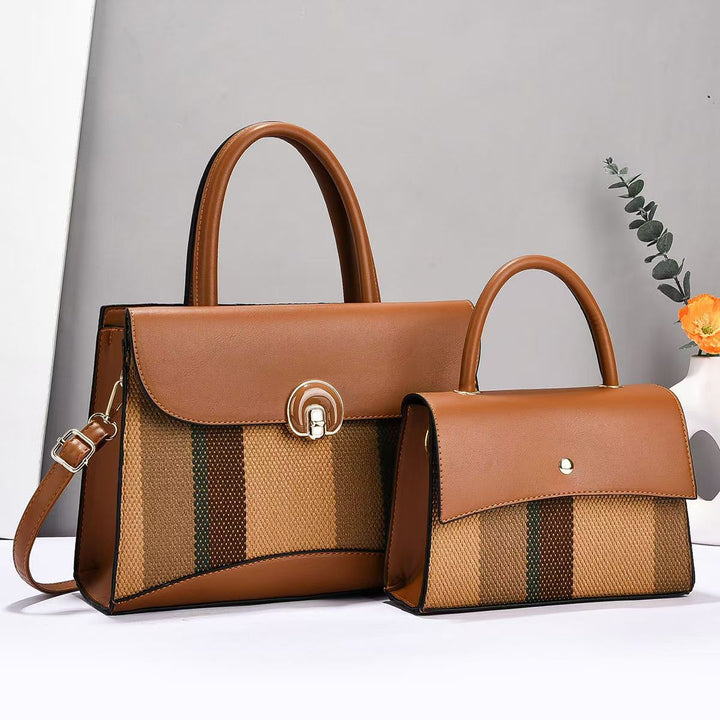 Damen Handtaschen-Set mit luxuriösem Design und abnehmbarer Clutch Nord Taschen
