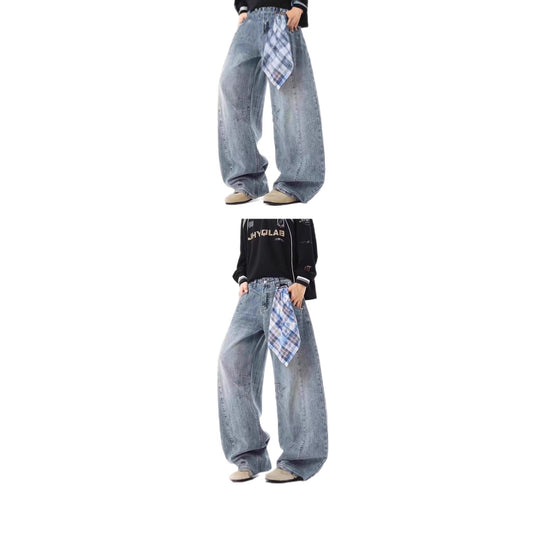 Damen Urbaner Baggy-Jeans Nord Taschen