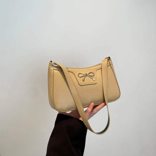 Damen modische Umhängetasche mit eleganter Schleifenapplikation Nord Taschen