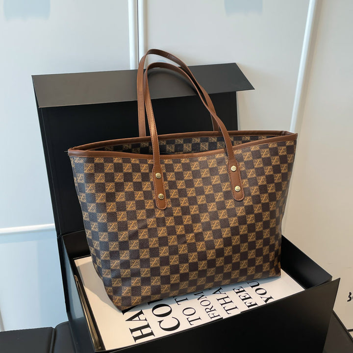 Damen elegante Shopper-Tasche mit stilvollem Logo Nord Taschen