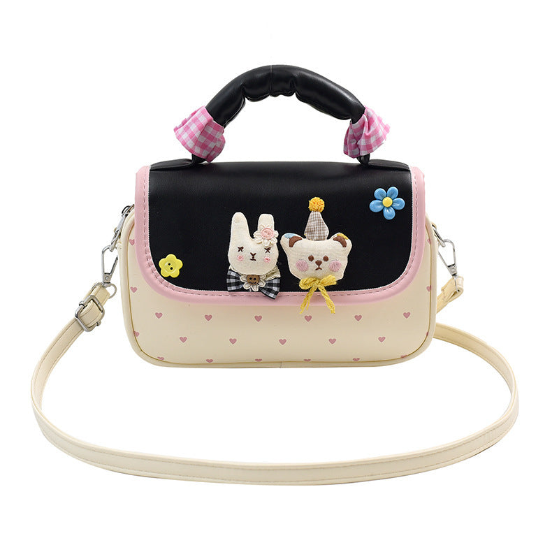 Damen Umhängetasche mit verspieltem Tiermotiv und praktischen Fächern Nord Taschen