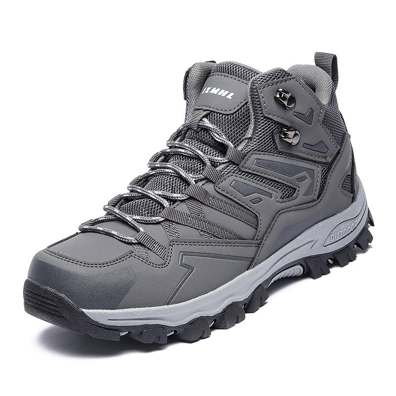 Damen Hohe Wanderstiefel mit innovativem Schnellschnürsystem und rutschfester Sohle