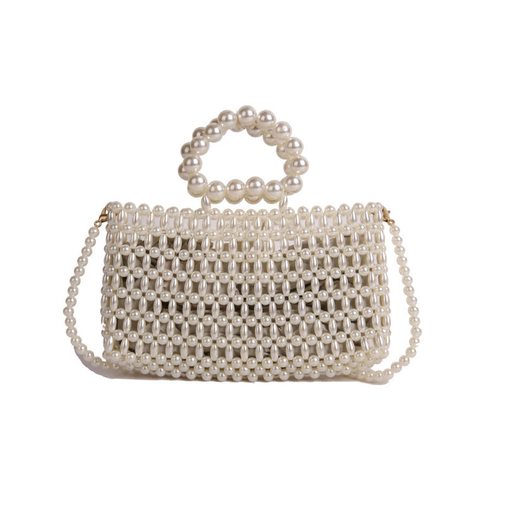 Damen Perlenhandtasche mit elegantem Design und abnehmbarem Schulterriemen Nord Taschen
