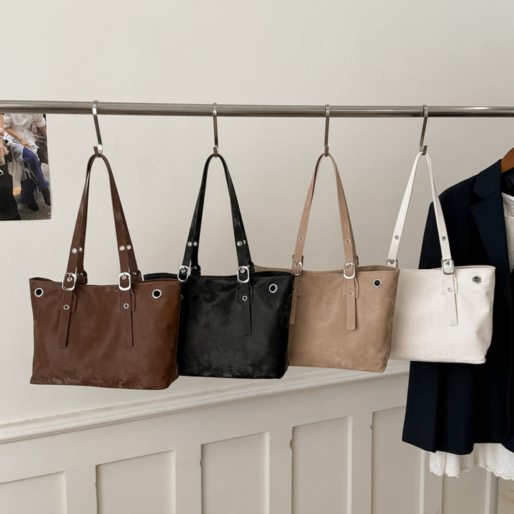 Damen hochwertige Veloursleder-Handtasche Nord Taschen