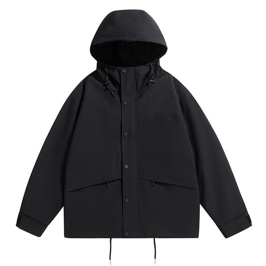 Herren technische Regenjacke Nord Taschen