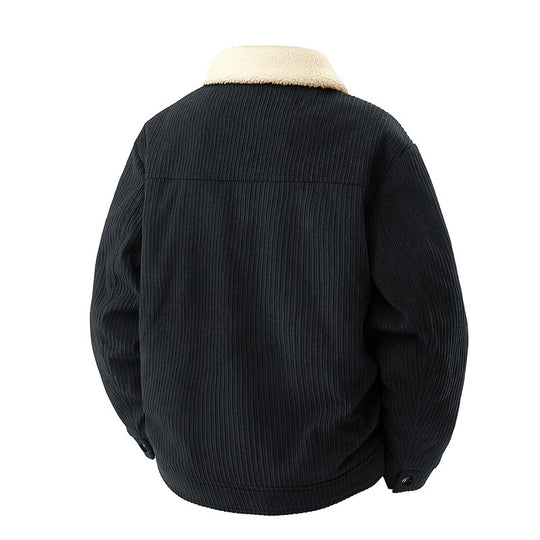 Herren Lässige Cordjacke mit Teddyfutter Nord Taschen