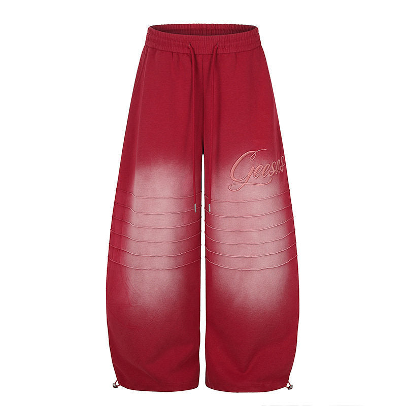 Damen Extraweite Palazzo-Sweathose mit Steppdetails, Tunnelzugbund und verstellbarem Saum Nord Taschen