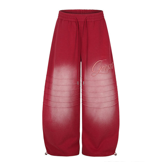 Damen Extraweite Palazzo-Sweathose mit Steppdetails, Tunnelzugbund und verstellbarem Saum Nord Taschen