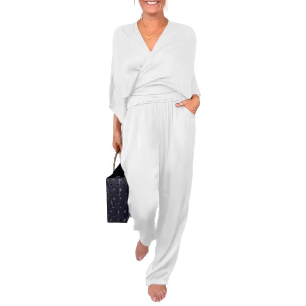 Damen elegantes und bequemes Jumpsuit Set