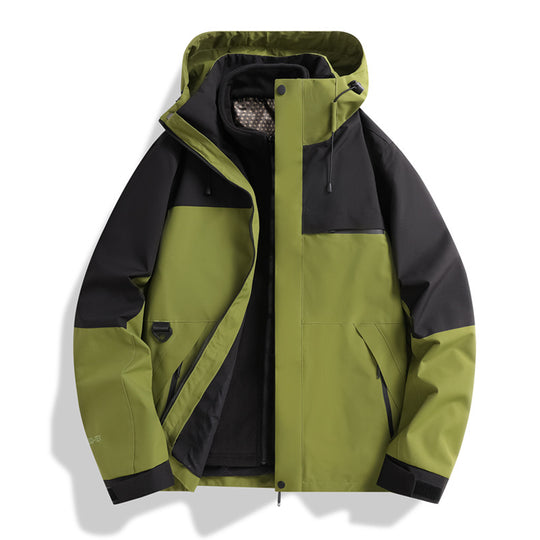 Herren Urban-Softshelljacke mit abgedichteten Nähten, verstellbarer Kapuze und minimalistischen Taschen Nord Taschen