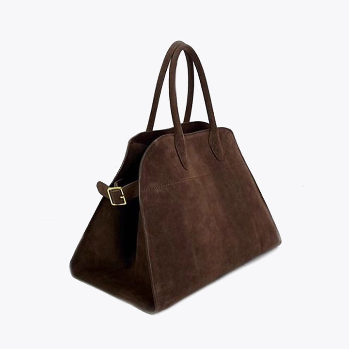Damen Tasche mit weichem Veloursleder und verstellbarem Schultergurt Nord Taschen