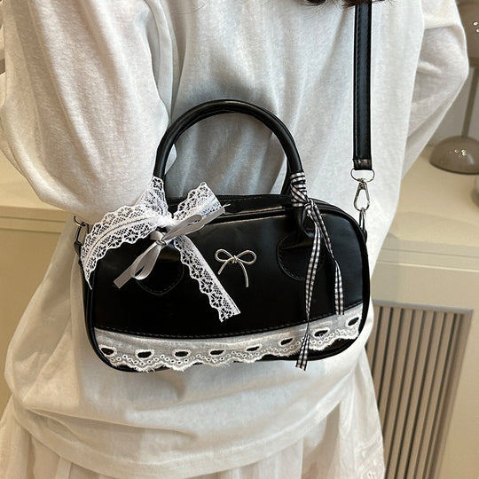 Damen Handtasche mit verspieltem Schleifendesign Nord Taschen