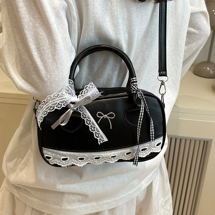 Damen Handtasche mit verspieltem Schleifendesign Nord Taschen