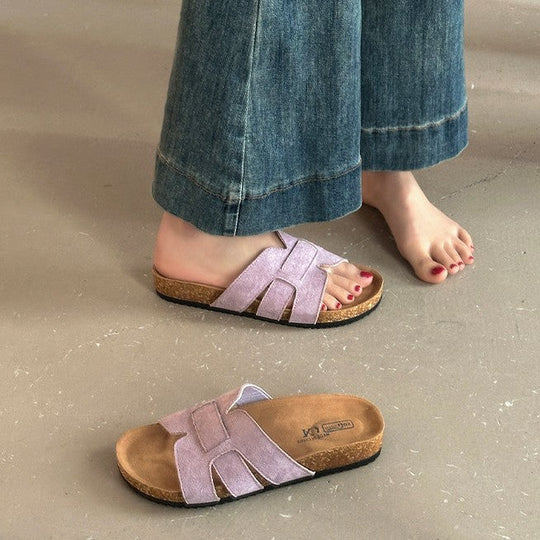 Damen Clogs mit geflochtenem Design und anatomisch geformtem Fußbett